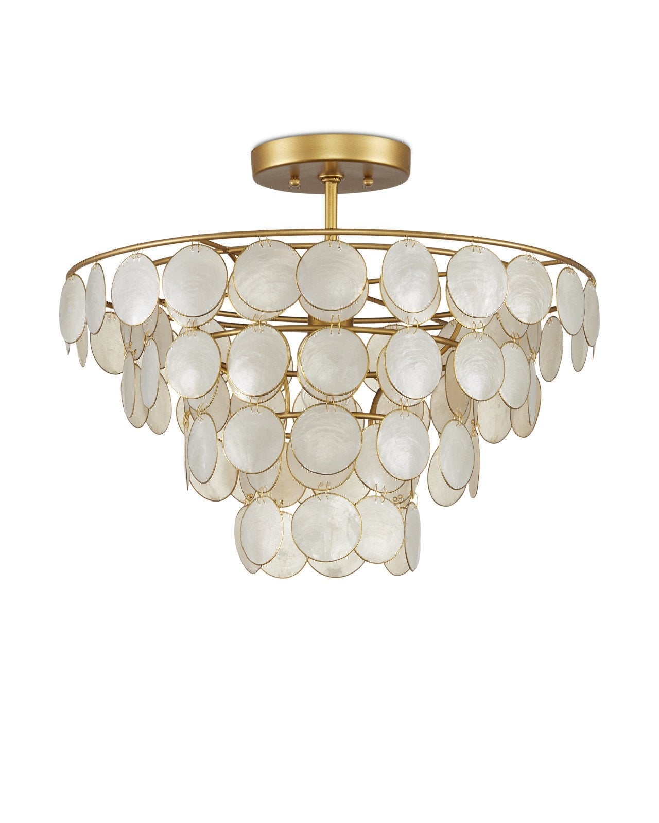 Bon Vivant Small Semi-Flush Mount