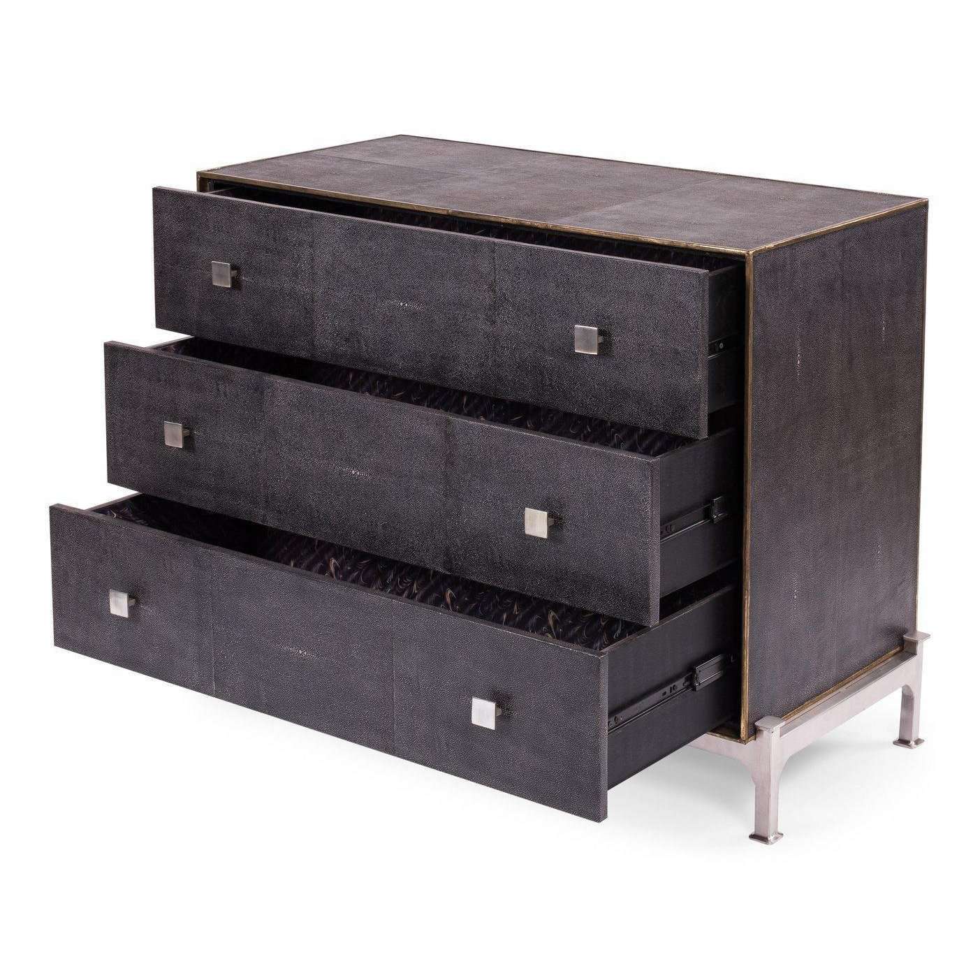 Grey Shagreen Dresser-SARREID-SARREID-40131-Dressers-4-France and Son