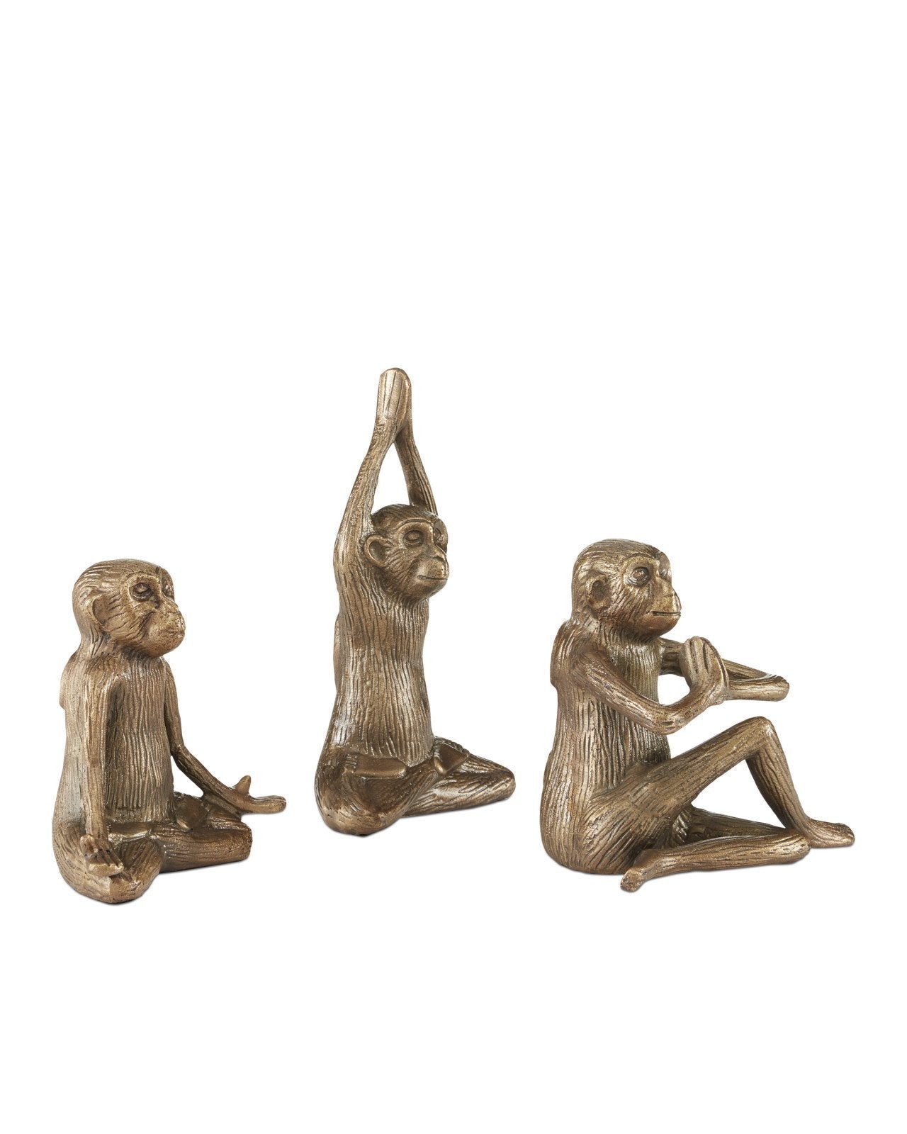 Zen Brass Monkey Set of 3