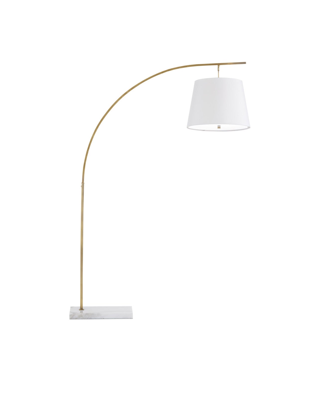Cloister Medium Brass Floor Lamp
