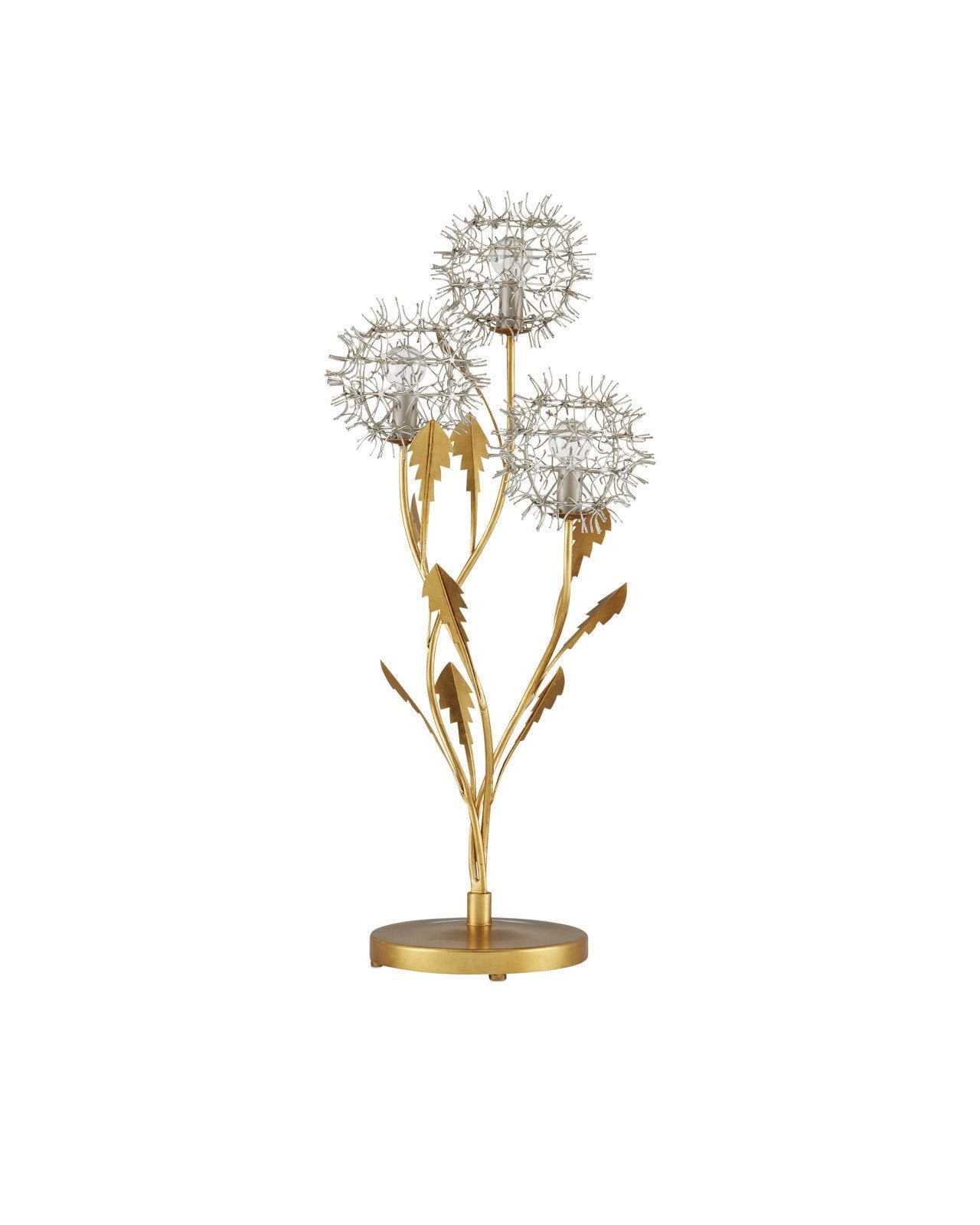 Dandelion Silver & Gold Table Lamp