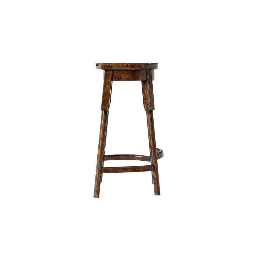 Norfolk Cottage Stool-Theodore Alexander-THEO-4200-262-Bar Stools-2-France and Son