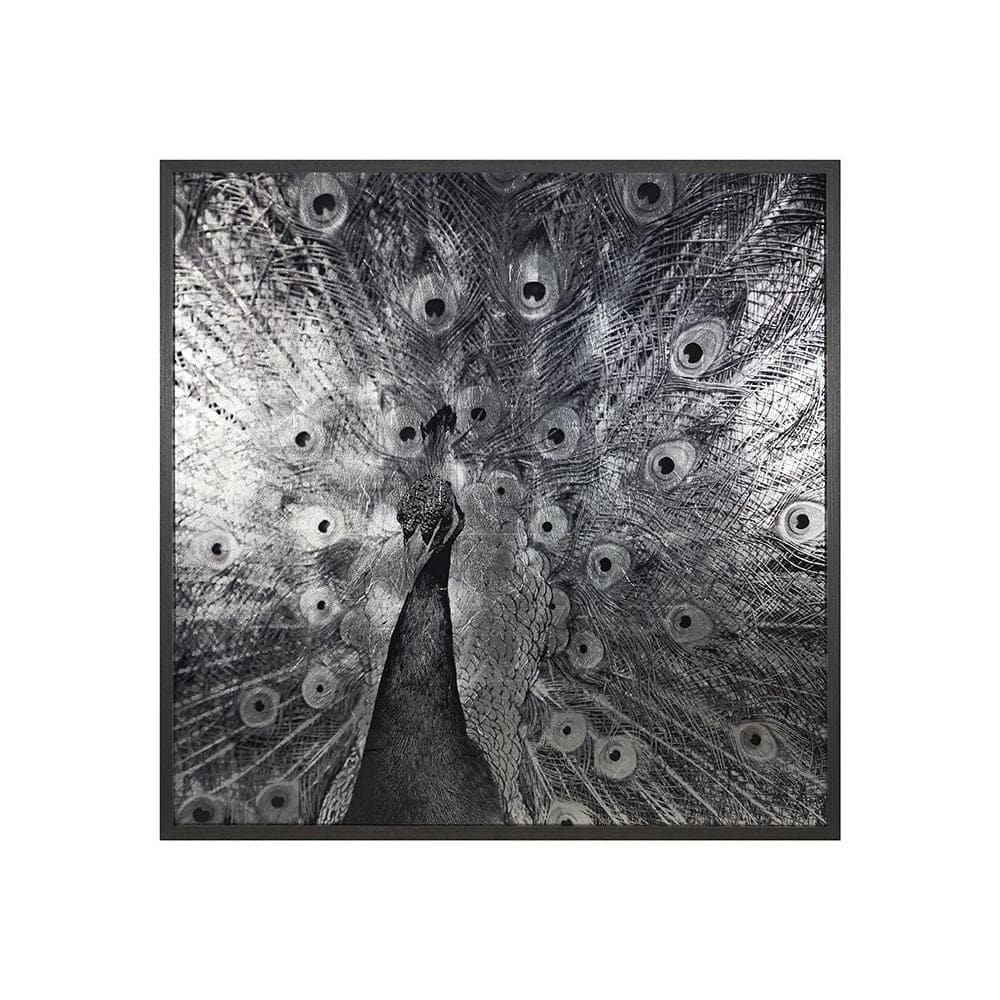 Brilliant Plumage - 72" x 48" - Charcoal Frame-Sunpan-SUNPAN-A0265-Wall Art-5-France and Son