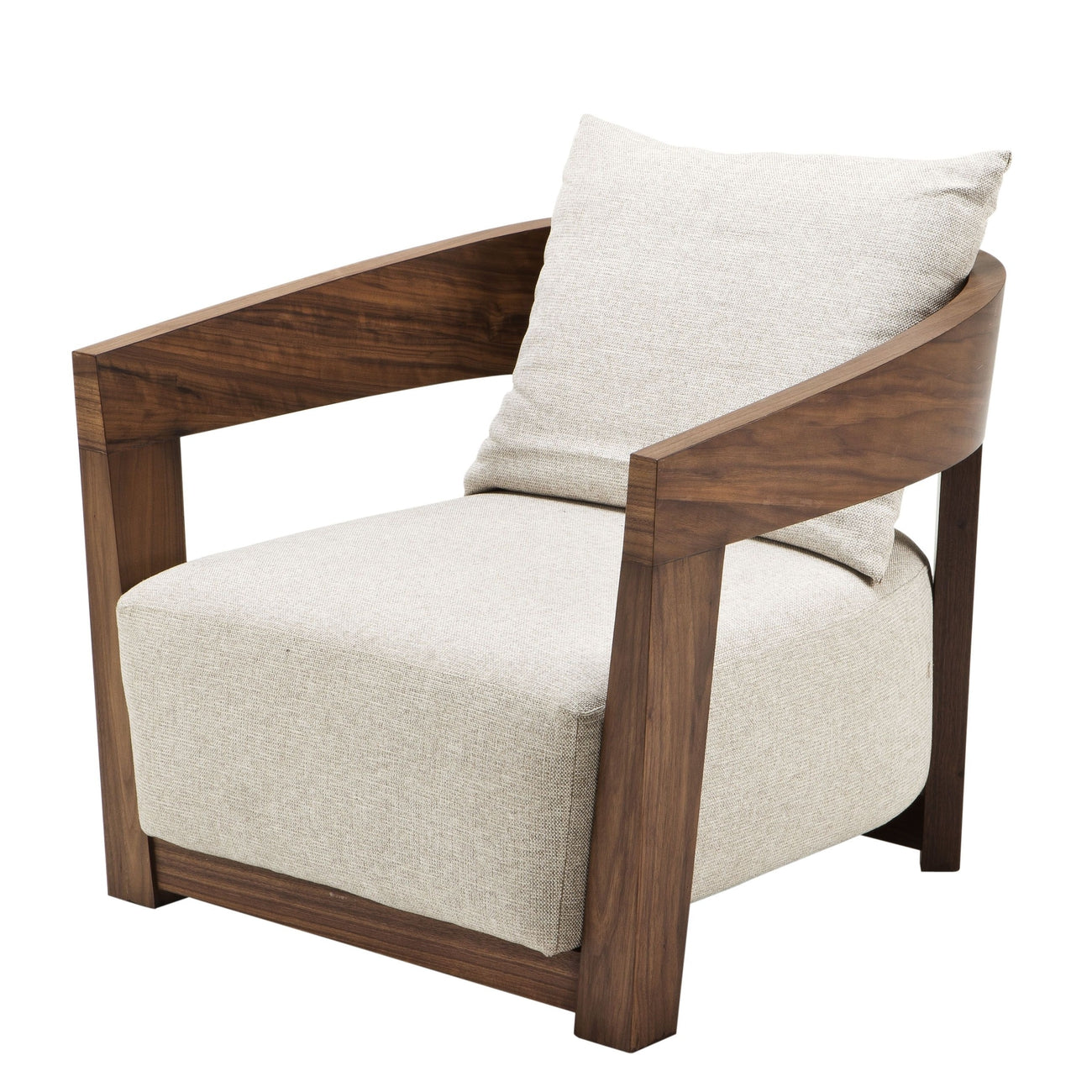 Chair Rubautelli - Walnut Veneer-Eichholtz-EICHHOLTZ-A109023-Lounge Chairs-1-France and Son