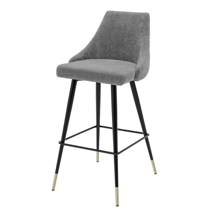 Bar Stool Cedro-Eichholtz-EICHHOLTZ-A112058-Bar StoolsClarck grey-1-France and Son