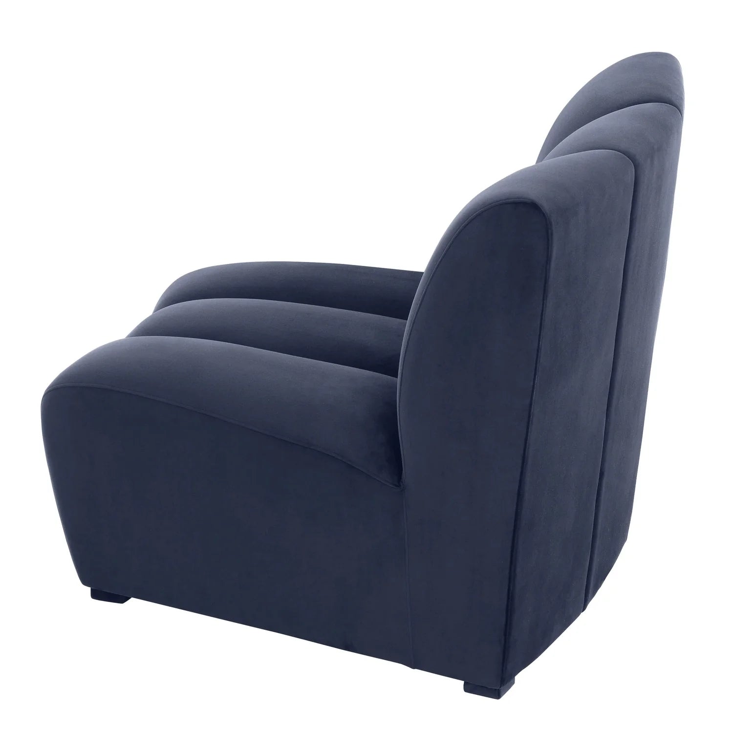 Modular Sofa Lando - Savona midnight blue velvet-Eichholtz-EICHHOLTZ-A112689-Sofas-4-France and Son