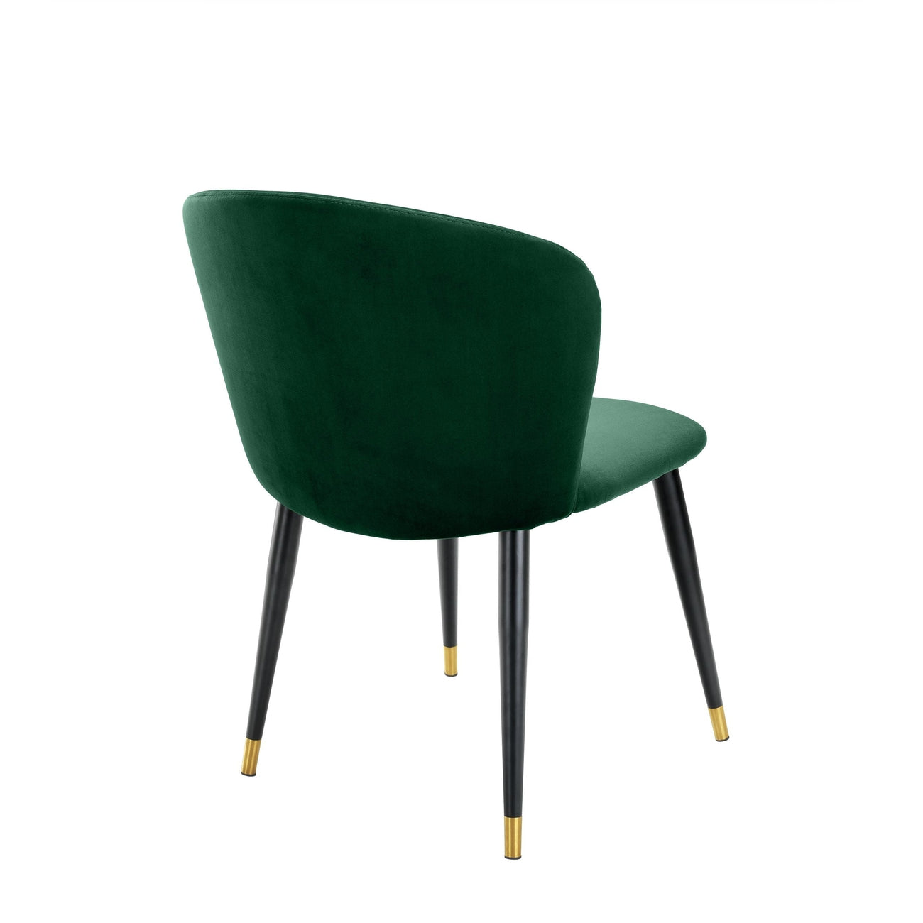 Dining Chair Volante-Eichholtz-EICHHOLTZ-A113118-Dining ChairsRoche Dark Green Velvet-3-France and Son