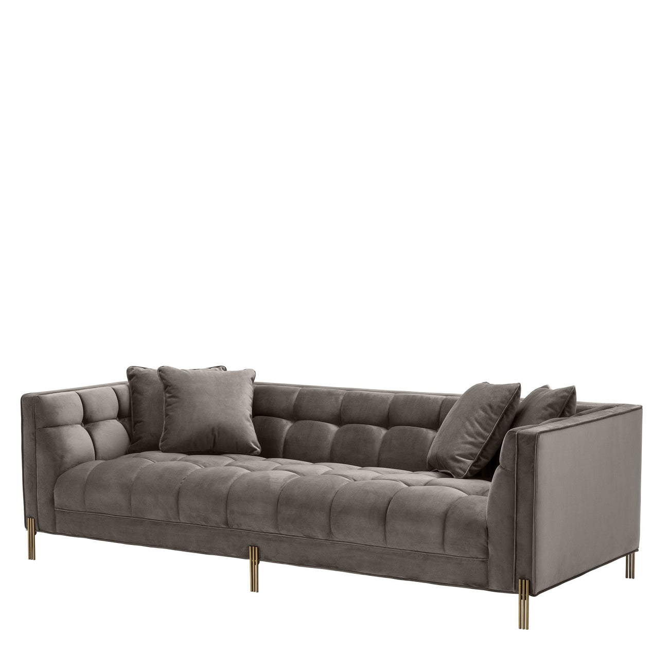 Sofa Sienna-Eichholtz-EICHHOLTZ-A113187-SofasSavona Grey Velvet-1-France and Son