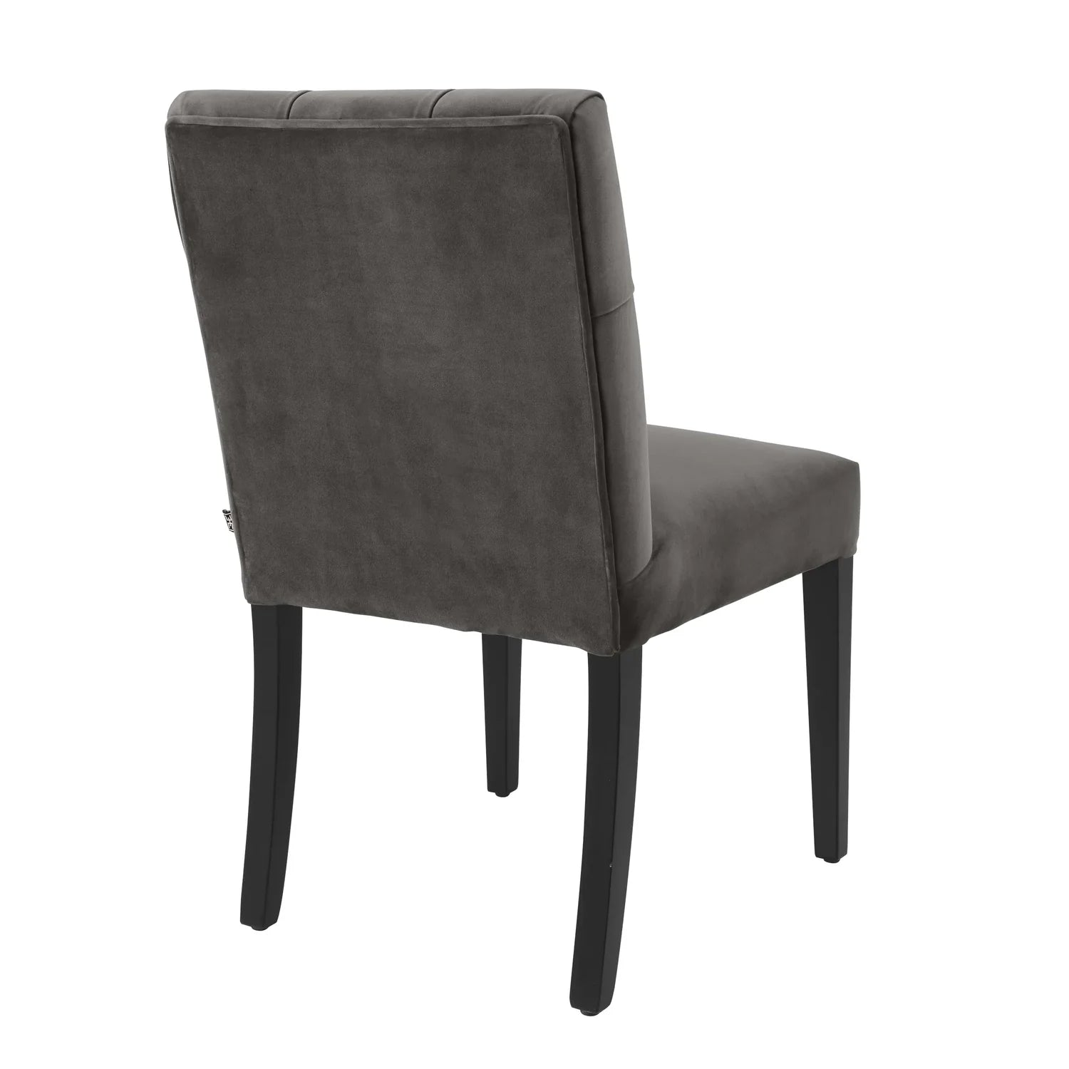 Dining Chair Atena Savona Grey Velvet-Eichholtz-EICHHOLTZ-A113947-Dining Chairs-2-France and Son