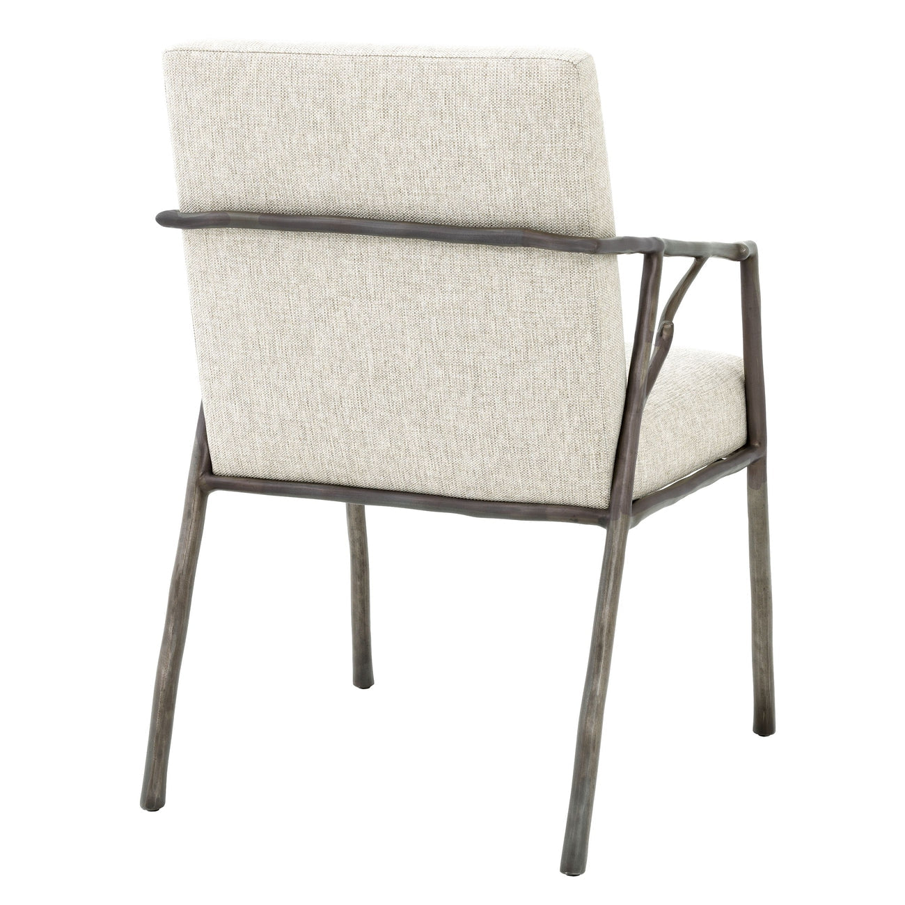 Dining Chair Antico - Medium Bronze Finish-Eichholtz-EICHHOLTZ-A114997-Dining ChairsAbrasia Grey Brown-4-France and Son