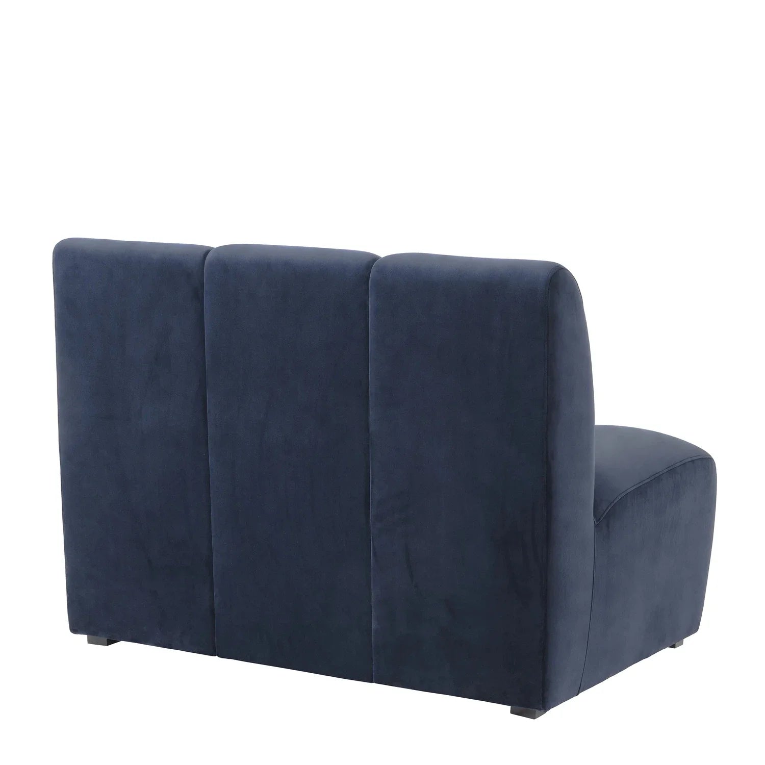 Modular Lando Sectional Straight Part - Midnight Blue-Eichholtz-EICHHOLTZ-A115086-Sectionals-2-France and Son