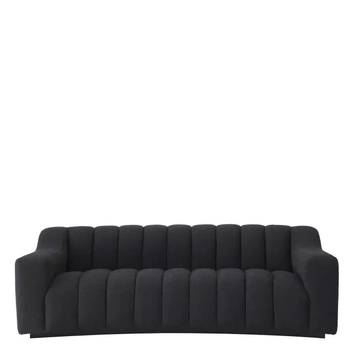 Sofa Kelly - Bouclé Black-Eichholtz-EICHHOLTZ-A115207-SofasLarge-4-France and Son