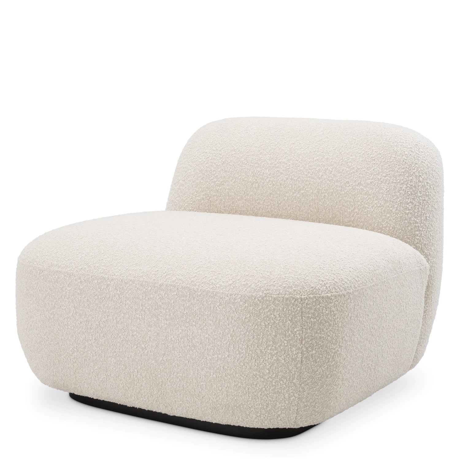 Chair Björn Bouclé Cream-Eichholtz-EICHHOLTZ-A115336-Lounge Chairs-1-France and Son