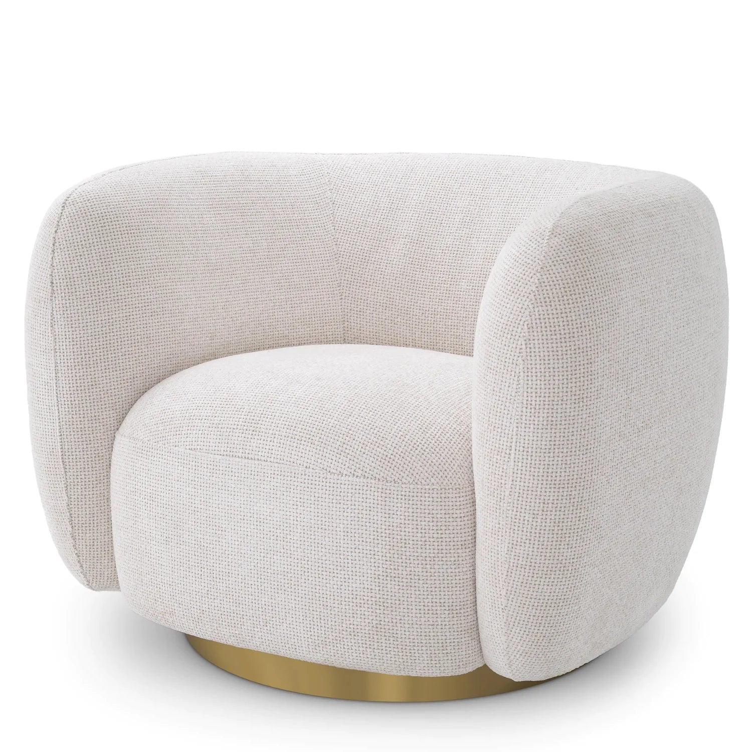 Swivel Chair Roxy Lyssa Off-White-Eichholtz-EICHHOLTZ-A115348-Lounge Chairs-1-France and Son