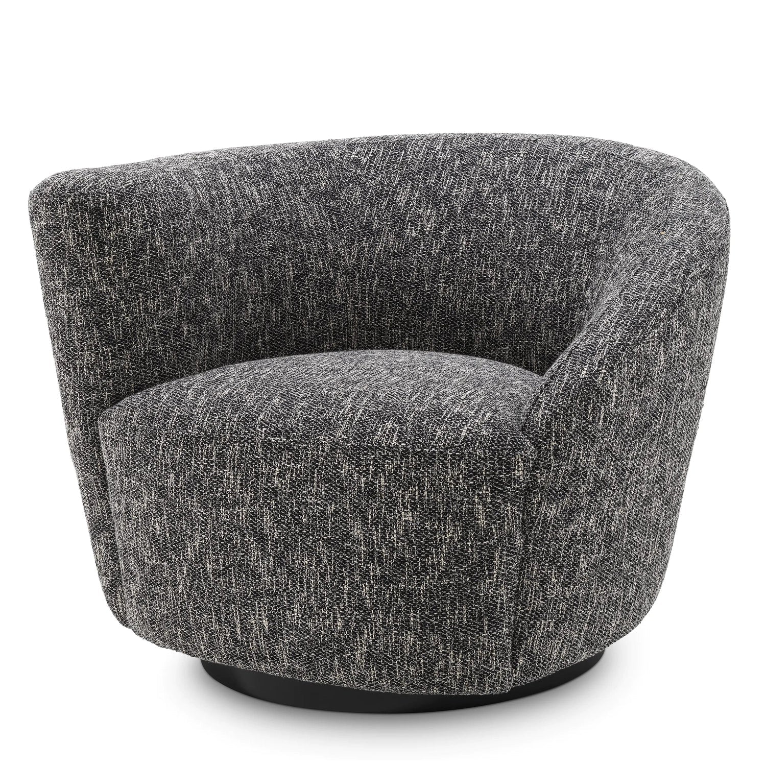 Swivel Chair Colin left Cambon Black-Eichholtz-EICHHOLTZ-A115434-Lounge ChairsLeft-1-France and Son