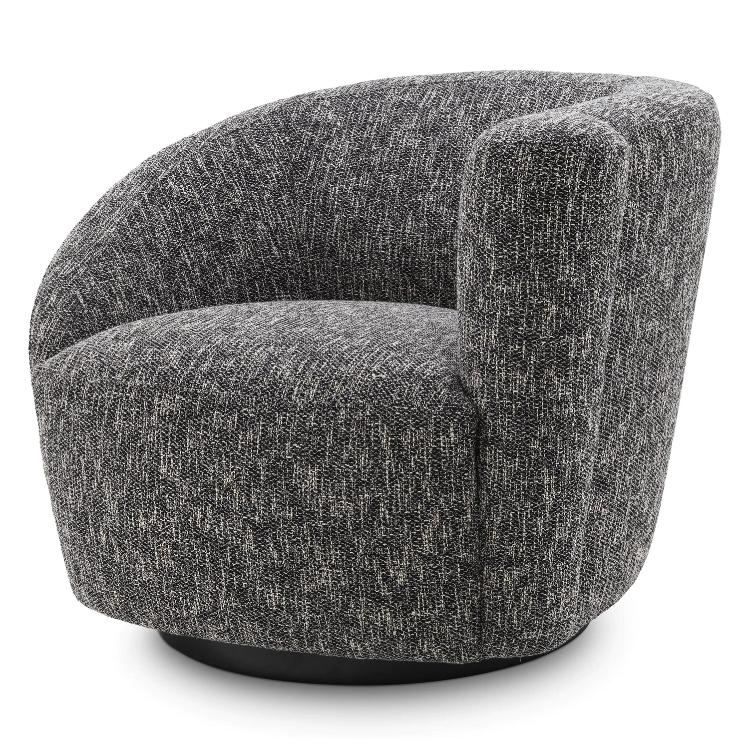 Swivel Chair Colin left Cambon Black-Eichholtz-EICHHOLTZ-A115435-Lounge ChairsRight-6-France and Son