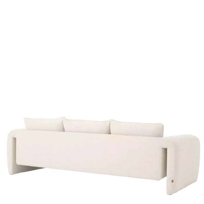 Sofa Tondo bouclé cream-Eichholtz-EICHHOLTZ-A115461-Sofas-3-France and Son