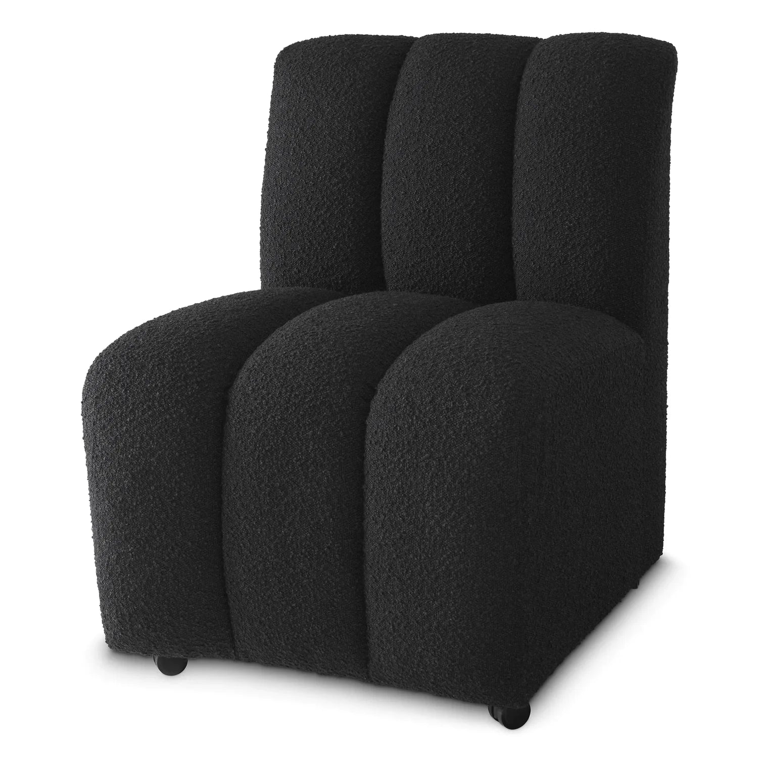 Dining Chair Kelly-Eichholtz-EICHHOLTZ-A115977-Dining ChairsBouclé black-2-France and Son