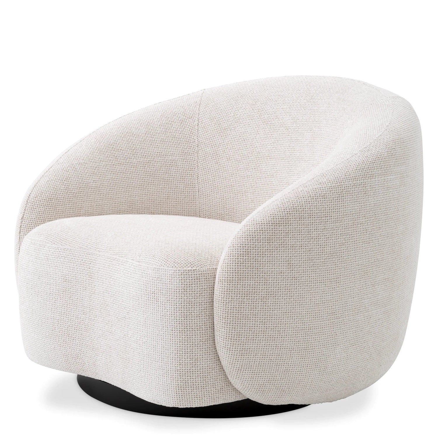 Swivel Chair Amore Lyssa Off-White-Eichholtz-EICHHOLTZ-A116070-Lounge Chairs-1-France and Son