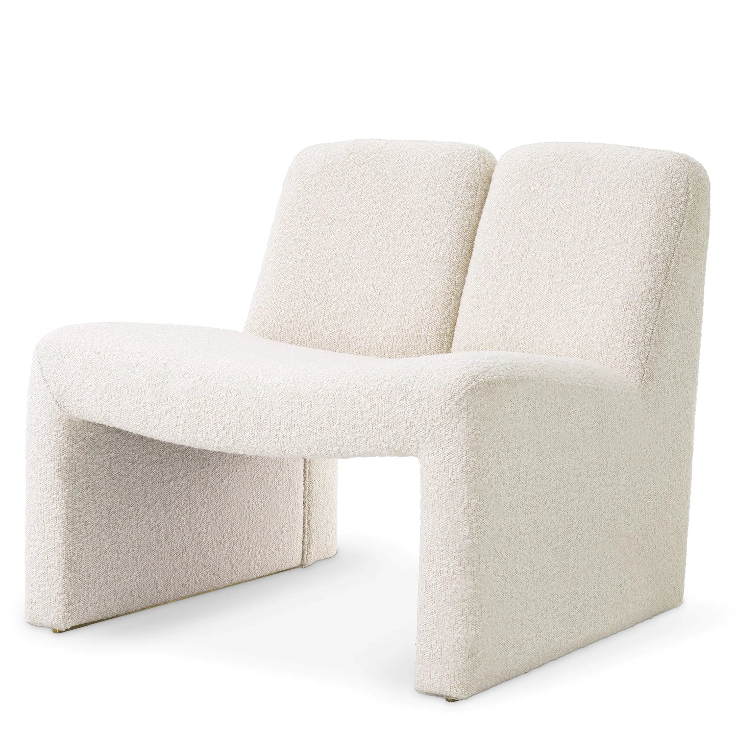 Chair Macintosh Bouclé Cream-Eichholtz-EICHHOLTZ-A116119-Lounge ChairsCream-1-France and Son