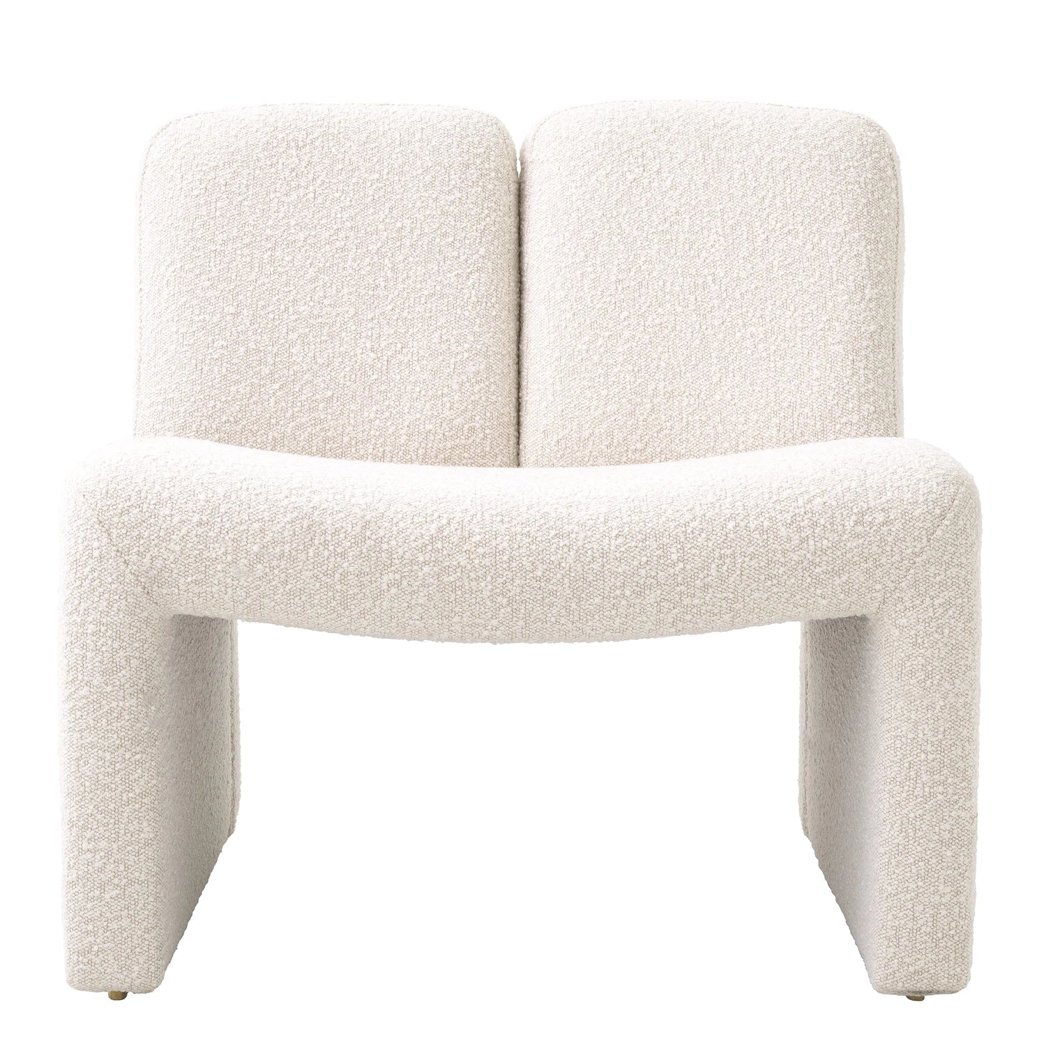 Chair Macintosh Bouclé Cream-Eichholtz-EICHHOLTZ-A116119-Lounge ChairsCream-2-France and Son