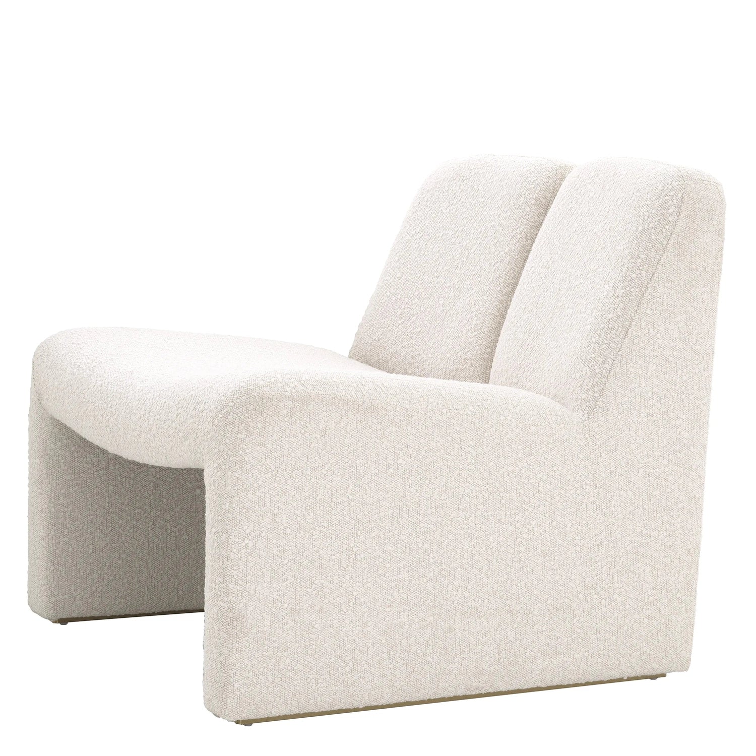 Chair Macintosh Bouclé Cream-Eichholtz-EICHHOLTZ-A116119-Lounge ChairsCream-3-France and Son