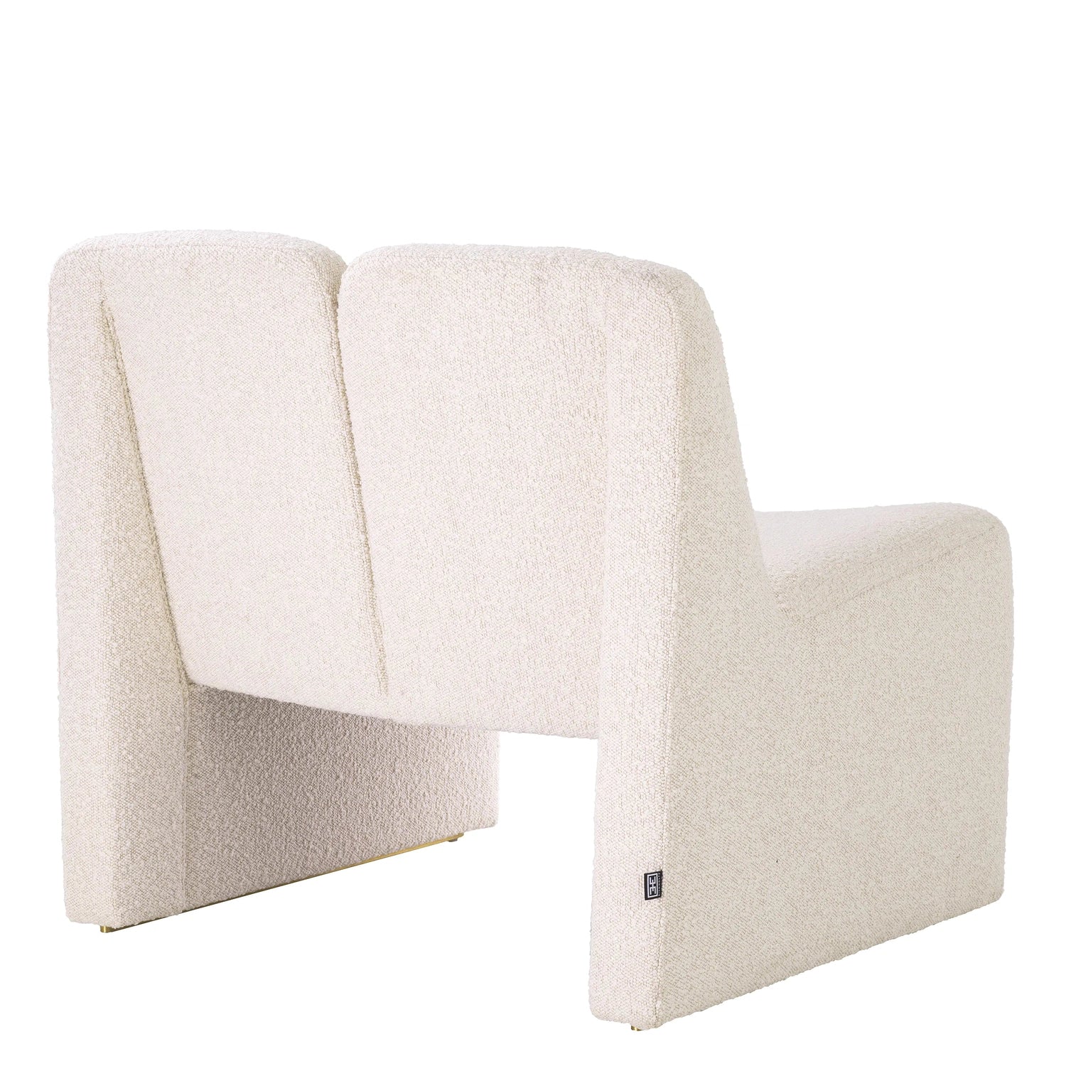 Chair Macintosh Bouclé Cream-Eichholtz-EICHHOLTZ-A116119-Lounge ChairsCream-4-France and Son