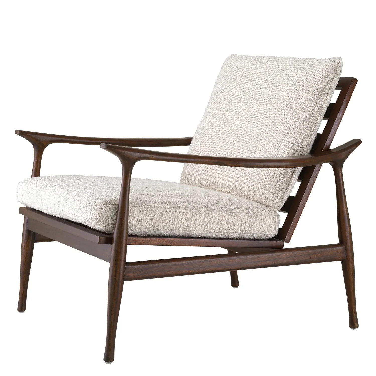 Chair Manzo-Eichholtz-EICHHOLTZ-A116223-Lounge ChairsBouclé Cream-4-France and Son