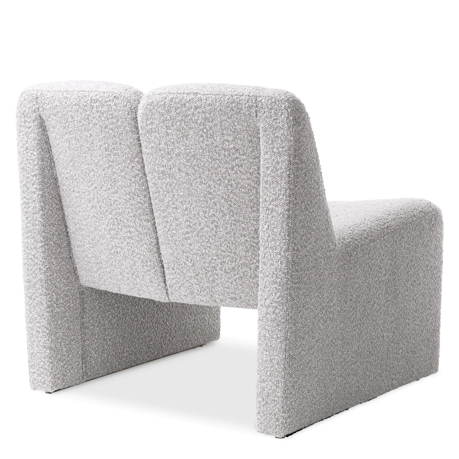 Chair Macintosh Bouclé Cream-Eichholtz-EICHHOLTZ-A116119-Lounge ChairsCream-8-France and Son