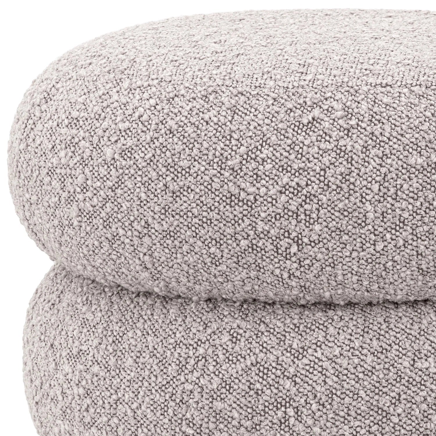 Stool Tulum-Eichholtz-EICHHOLTZ-A116555-Stools & OttomansBouclé cream / bouclé grey / bouclé black-8-France and Son