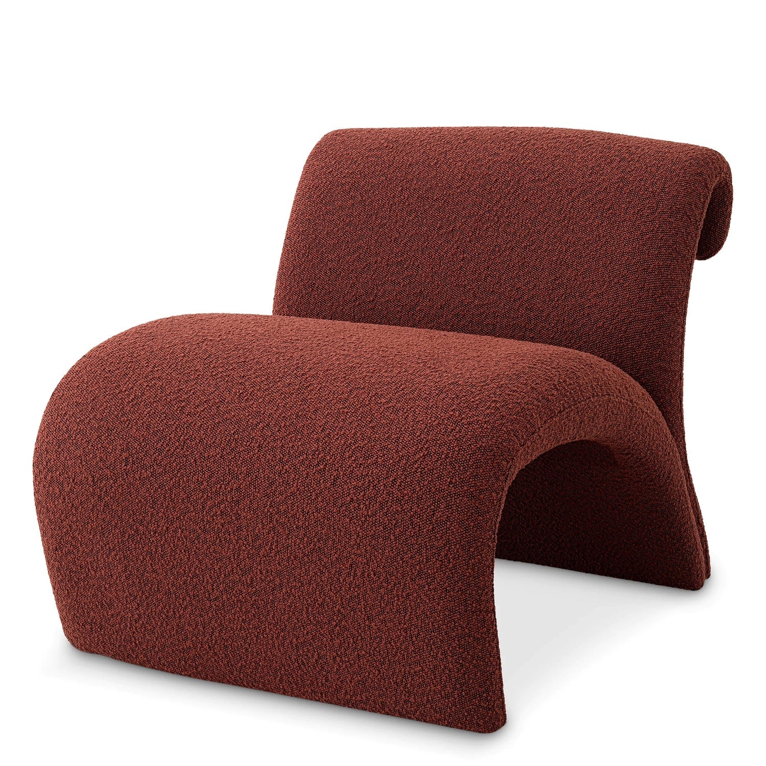 Chair Vignola-Eichholtz-EICHHOLTZ-A117131-Lounge ChairsBouclé Rouge-9-France and Son