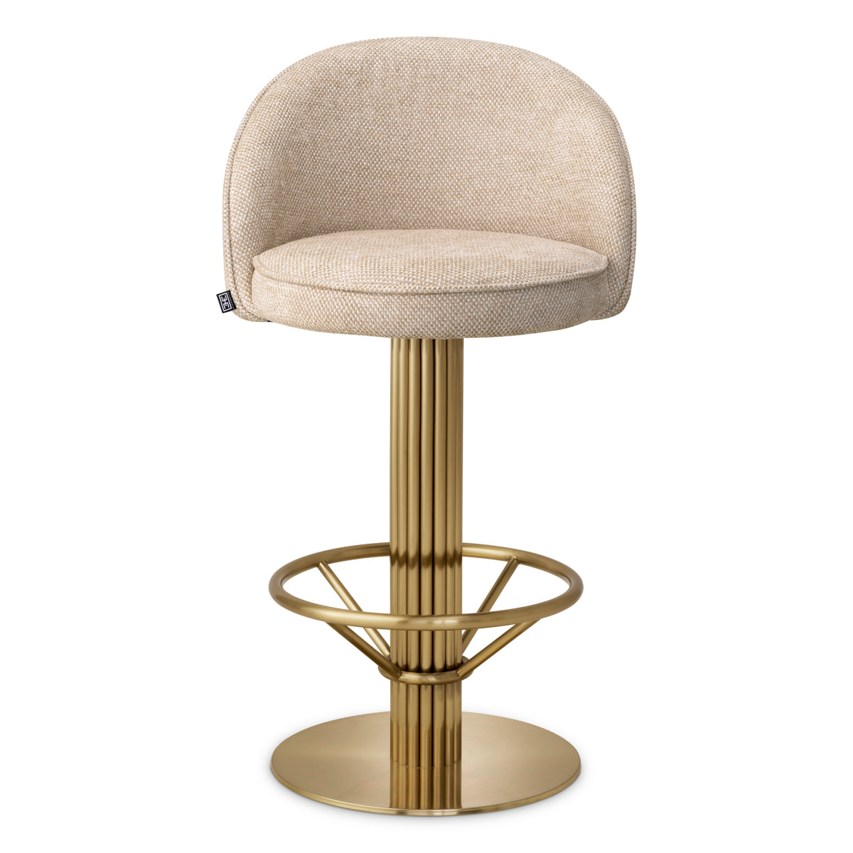 Counter Stool Dorland - Brushed brass finish | axton sand