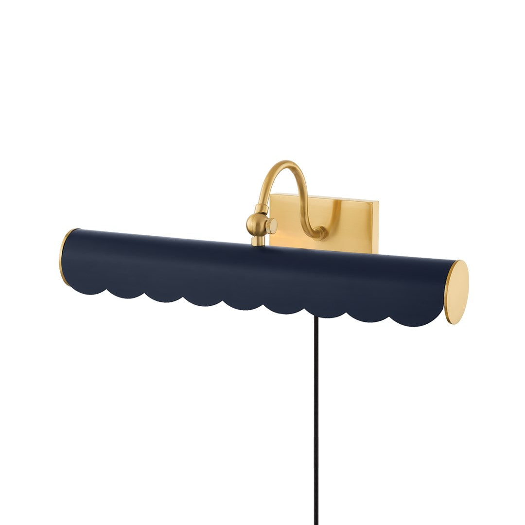 Fifi Picture Light - 16.75"W-Mitzi-HVL-HL762102M-AGB/SNY-Wall LightingSoft Navy-2-France and Son