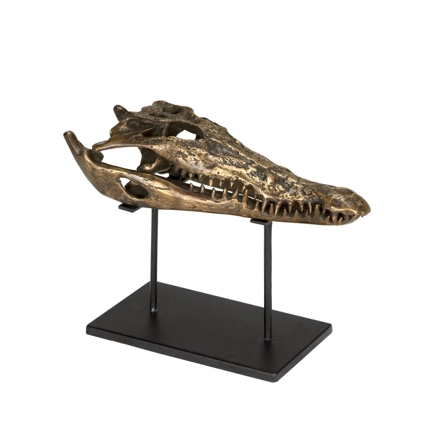 Brass Alligator on Stand-Noir-NOIR-AB-83M-DecorMedium-6-France and Son