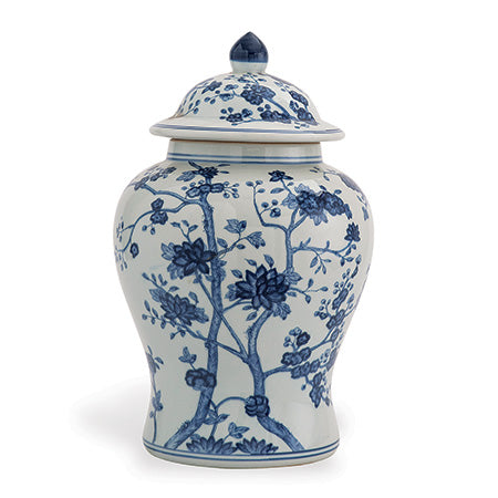 Georgia Blue Small Jar-Port 68-PORT-ACAS-396-02-Decor-1-France and Son