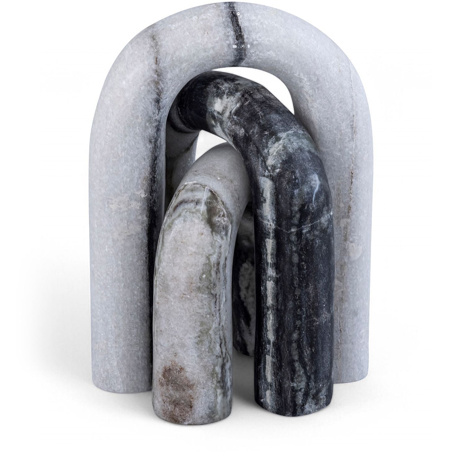 Arco Genuine Marble 3pc. Decorative Object — Panda