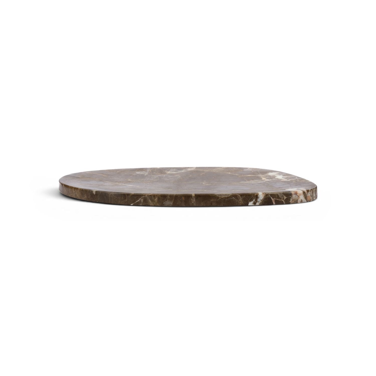 Livia Genuine Marble Decorative Tray - 8"