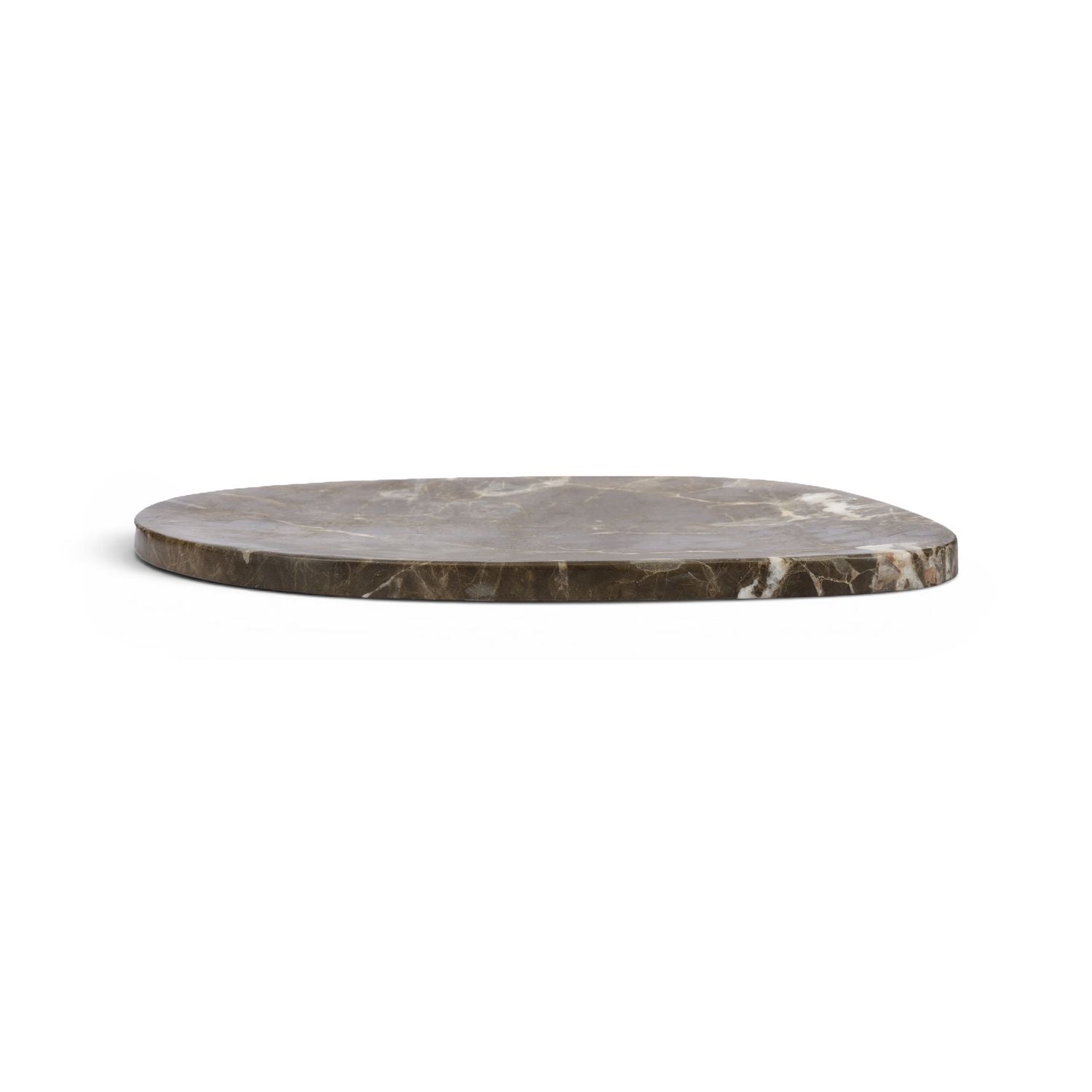 Livia Genuine Marble Decorative Tray - 16"