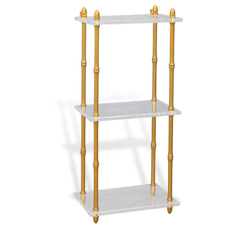 Carmel Lucite Shelf-Port 68-PORT-ACHS-205-02-Bookcases & CabinetsCarmel Brass-2-France and Son