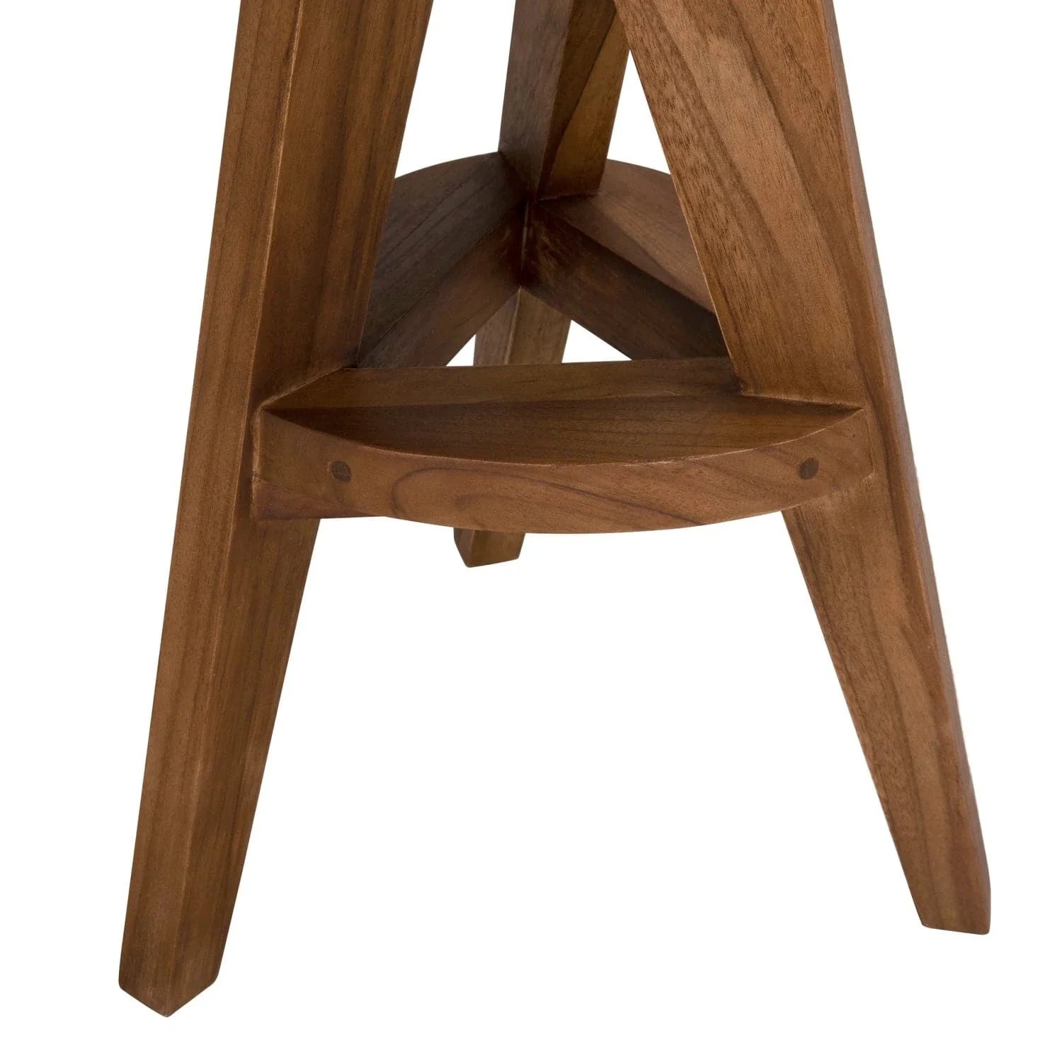 Twist Counter Stool - Teak