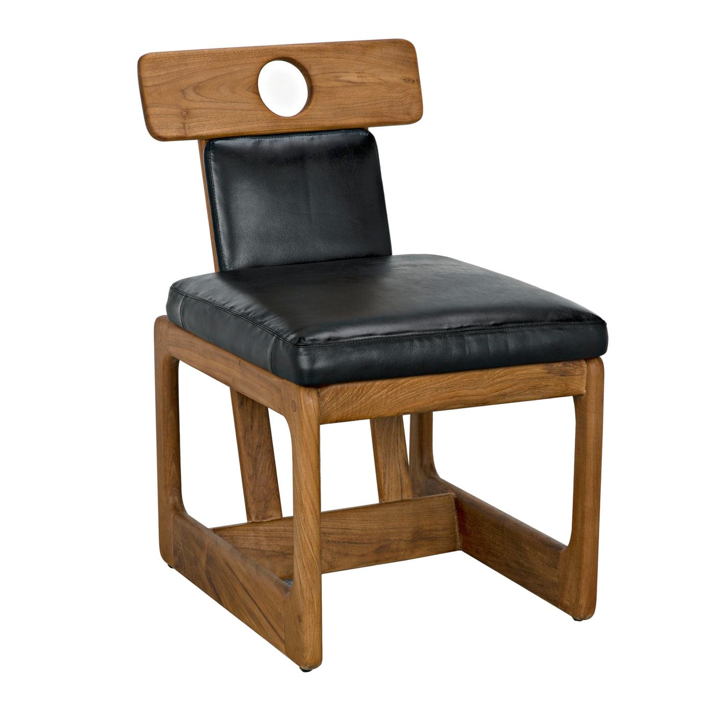 Buraco Dining Chair - Teak-Noir-NOIR-AE-222T-Dining Chairs-1-France and Son