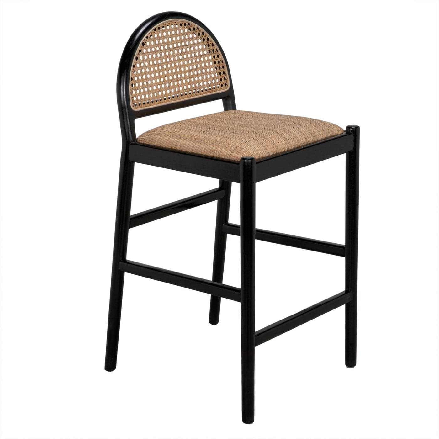 Peter Counter Stool-Noir-NOIR-AE-319CHB-S-Stools & Ottomans-1-France and Son