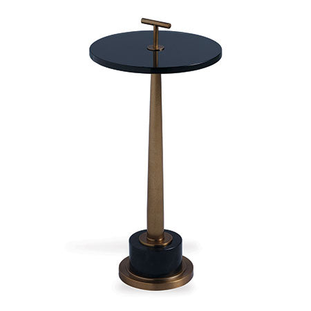 Toronto Accent Table-Port 68-PORT-AFDS-377-05-Side TablesBrass-2-France and Son