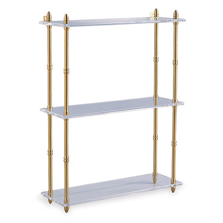 Carmel 24” Shelf-Port 68-PORT-AFGS-205-04-Bookcases & CabinetsBrass-4-France and Son