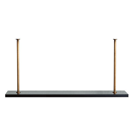 Marais Additional Shelf - 48” Kit-Port 68-PORT-AFGS-313-22-Wall DecorBlack / Brass-2-France and Son