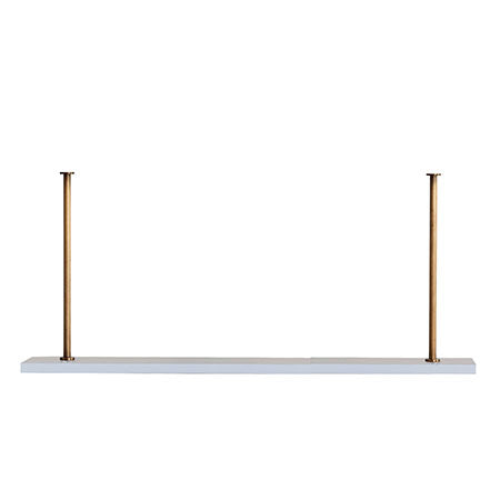 Marais Additional Shelf - 48” Kit-Port 68-PORT-AFGS-313-34-Wall DecorWhite / Brass-5-France and Son