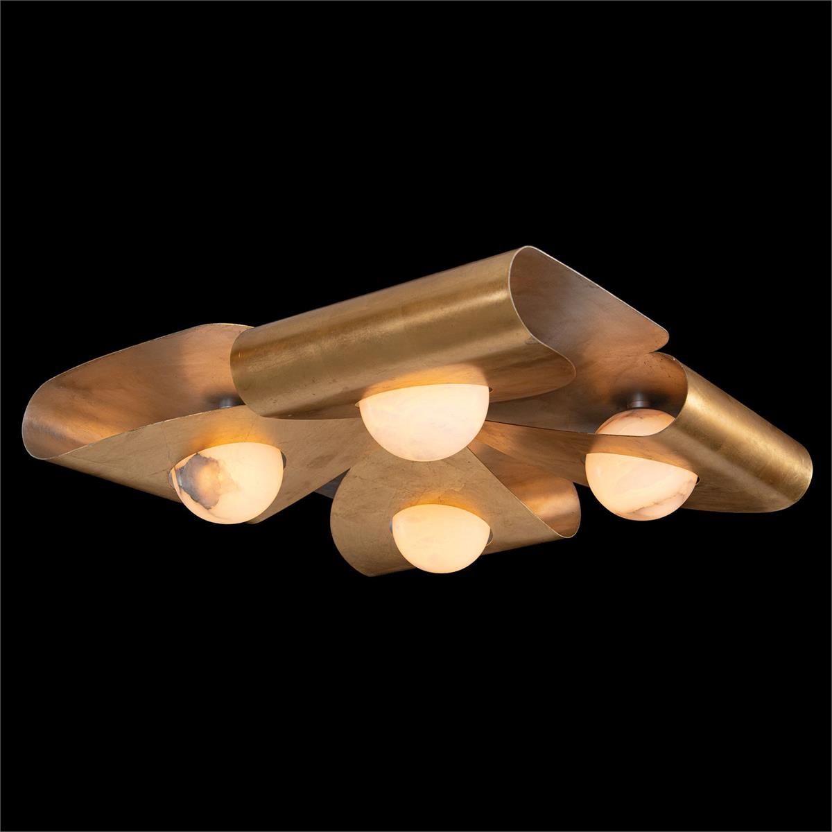 Dobrar Four-Light Flush Mount And Wall Sconce