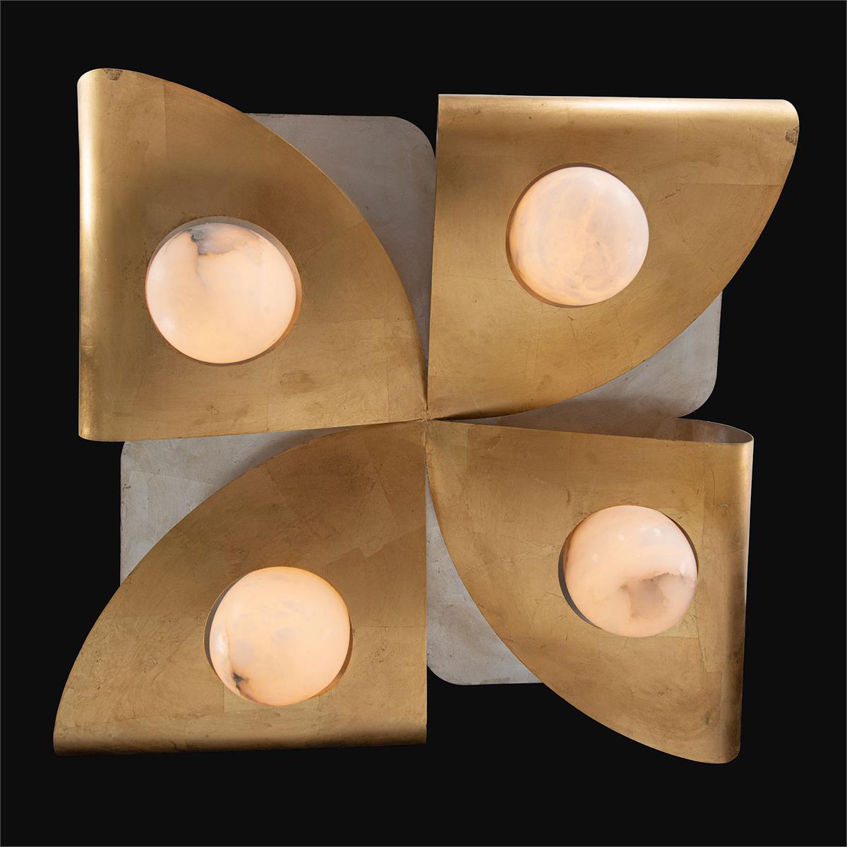 Dobrar Four-Light Flush Mount And Wall Sconce