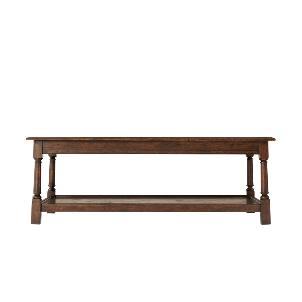 Lodge Cocktail Table-Theodore Alexander-THEO-AL51044-Coffee Tables-2-France and Son