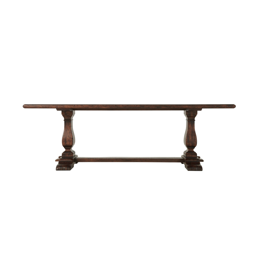 Victory Oak Refectory Dining Table-Theodore Alexander-THEO-AL54036-2-France and Son